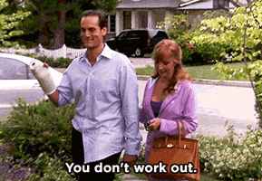 you don't work out lisa kudrow GIF by The Comeback HBO
