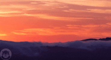 sunset clouds GIF by Poncho