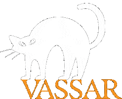 Cat Halloween Sticker by Vassar College