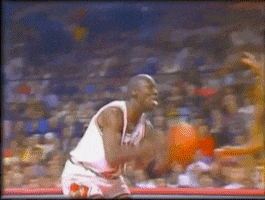 Michael Jordan The Move Lakers 1991 GIF