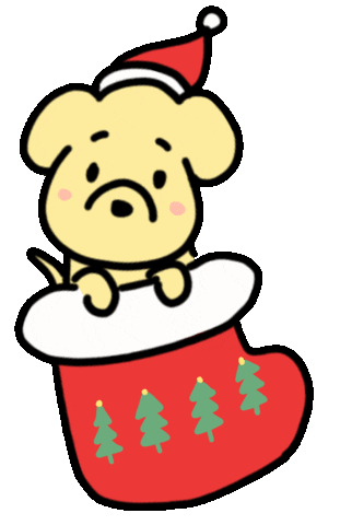 Merry Christmas Dog Sticker by 大姚Dayao