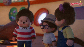 best friends yes GIF by Monchhichi