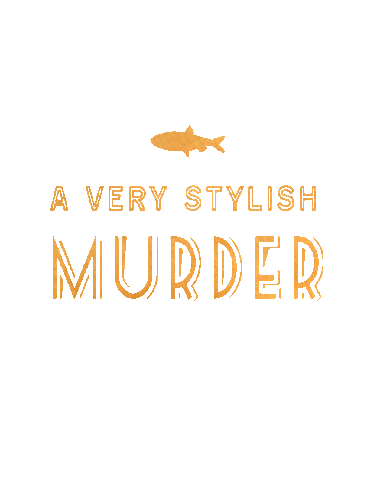 Murder Mystery Gold Sticker by Red Herring Games