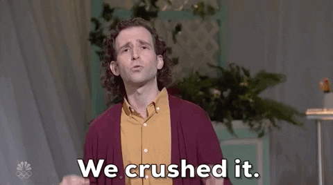 Kyle Mooney Good Job GIF by Saturday Night Live - Find & Share on GIPHY