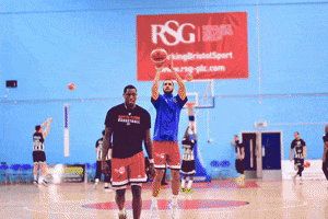 warm up basketball GIF by Bristol Flyers