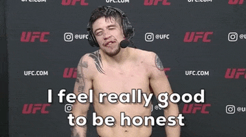 I Feel Really Good GIF by UFC