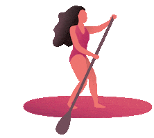 Sup Paddle Sticker by Yadlo Festival