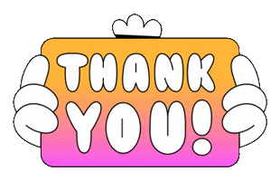 Thanks Thank You Sticker by TheLittleLabs