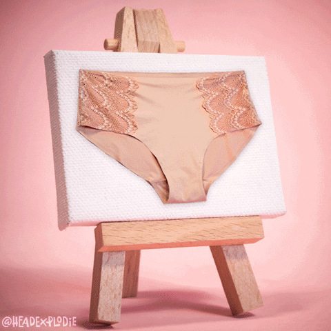 Painting Underwear GIF by Headexplodie - Find & Share on GIPHY