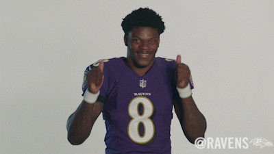 Lamar Jackson Thumbs Up GIF by Baltimore Ravens