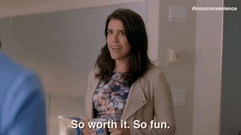Good Times Fun Gif By Kim's Convenience