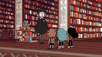 librarian hildatheseries GIF by Hilda