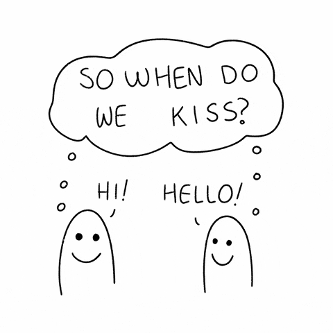 Kiss Love Flirt GIF by Unpopular Cartoonist