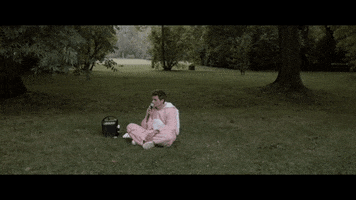 nervous bunny outfit GIF by All These Sleepless Nights