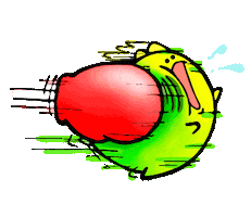 Artist Punch Sticker by dousdaily