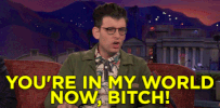 moshe kasher youre in my world now GIF by Team Coco