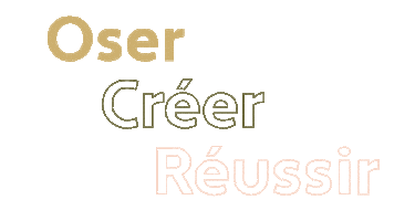 Oser Créer Réussir Sticker by Delphine Barré