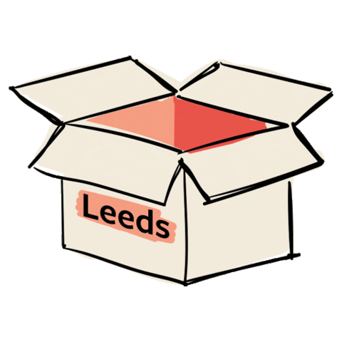 Leeds Uni Moving Sticker by University of Leeds