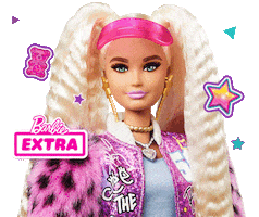 Pink Glitter Sticker by Barbie