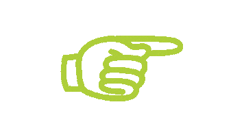 Arrow Finger Sticker by virtual7