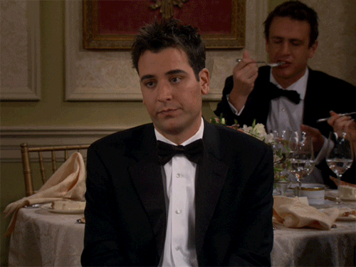 bored ted mosby GIF