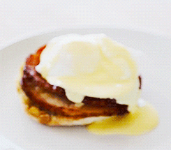 eggs benedict breakfast GIF