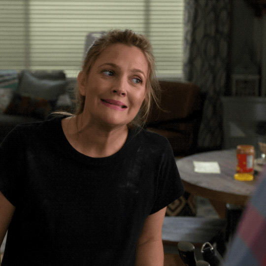 Drew Barrymore Oops GIF by NETFLIX - Find & Share on GIPHY
