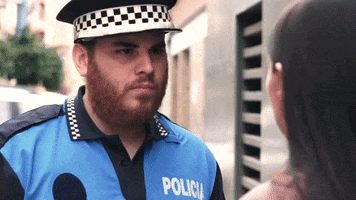 Police Watching GIF by LLIMOO