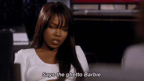 Ghetto barbie hey 👀 Ghetto