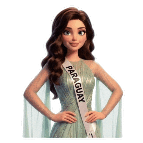 Miss Universe Paraguay Sticker