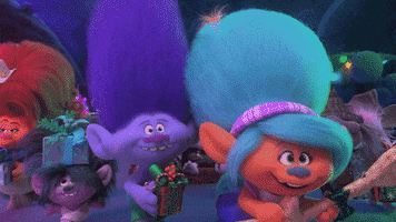 Happy Party GIF by DreamWorks Trolls