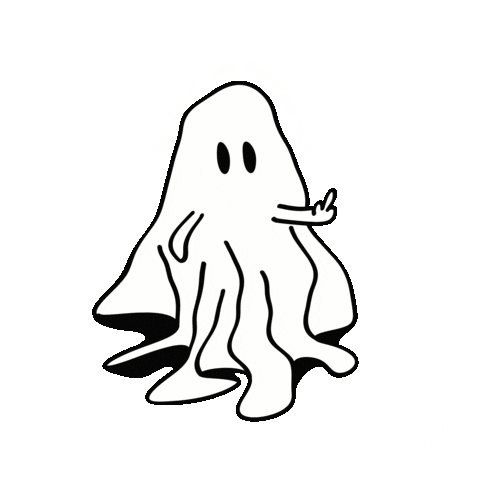 Halloween Ghost Sticker
