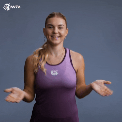 Happy Cheers GIF by WTA
