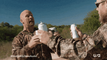 Steve Austin Drinking GIF by USA Network