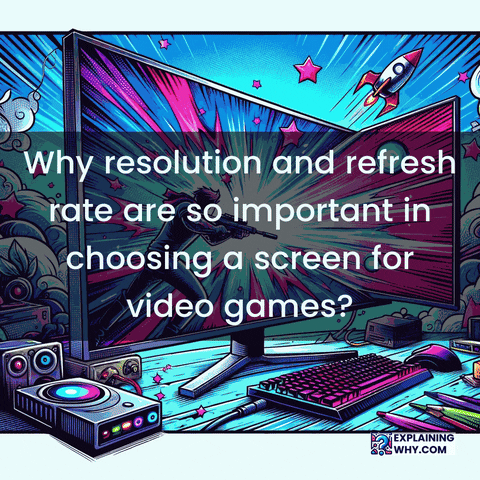 Video Games Refresh Rate GIF by ExplainingWhy.com