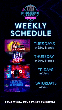 International Party Athens Weekly