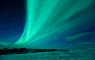 northern lights sky GIF