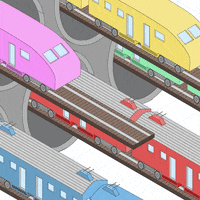 Moving Train Gif