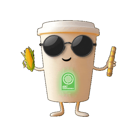 Bioplastic Biocup Sticker by GC