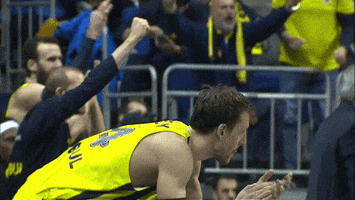 lets go basketball GIF by EuroLeague