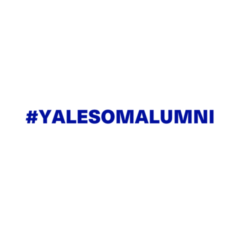 Yale Reunion Sticker by yale som alumni relations