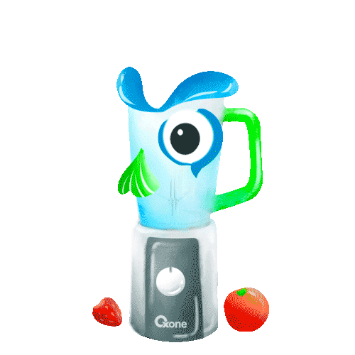 Blender Sticker by Oxoneonline