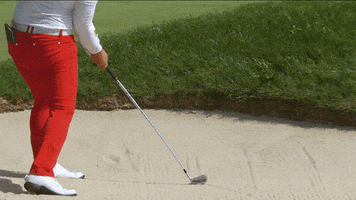 sand bunker GIF by The Evian Championship