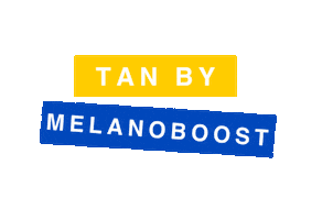 Tanning Sticker by Melanoboost