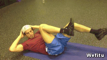  exercise abs wefitu wefitu abs air bike GIF