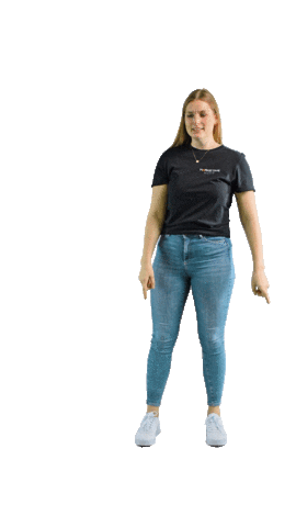 Pointing Click Here Sticker by Marketinghuus