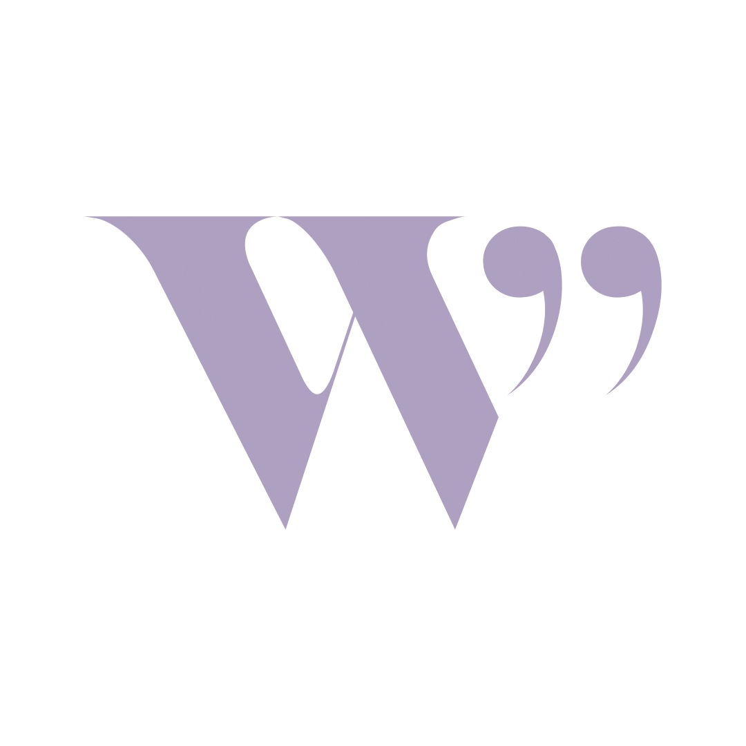 W Sticker by WHISPR