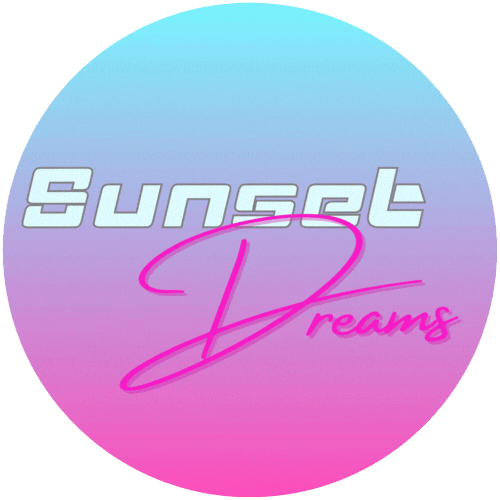 Palm Tree Sunset Sticker by ConsolUK