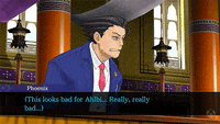 Phoenix Wright Hold It Gif Clipart (#3373273) - PikPng