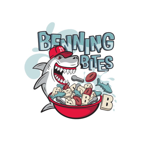 Shark Sticker by Hurrdat Media